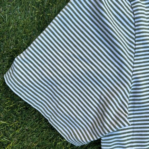 Johnnie-O Original 4 Button Hangin’ Out Pine Striped Short Sleeve Polo Shirt XL - Picture 5 of 10